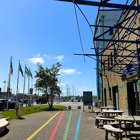Luxe 4p Aan Jachthaven Zeebrugge Met Terrassen En Gratis Parkeren 아파트